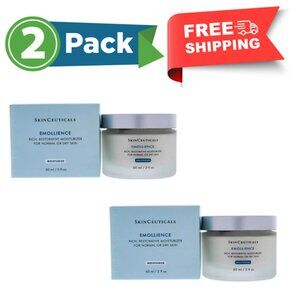 SkinCeuticals Emollience Moisturizer 2oz x2 Deep Hydration Face Cream Skincare.